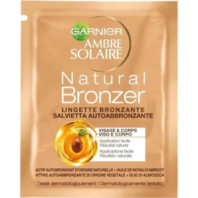 Image of Ambre Solaire No Streaks Bronzer Self Tan Face Wipes 6.1ml