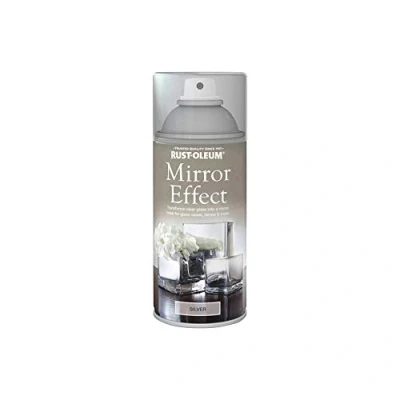 Image of Rust Oleum 150ml Mirror Effect Spray Paint Silver