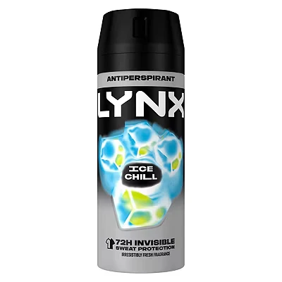 Image of Lynx Ice Chill Antiperspirant Spray 150ml