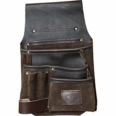 Image of Deluxe Leather Tool &amp; Nail Pouch 7 Pockets Connell of Sheffield
