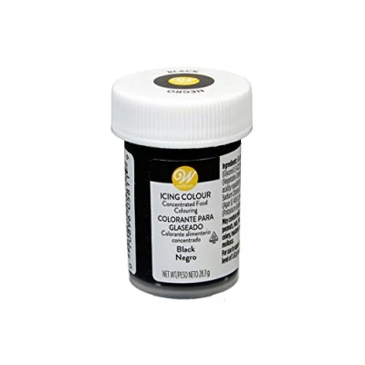 Image of Wilton Black FOOD COLORING Concentrated Paste 1oz Icing/Cakes/Dough&#039;s by