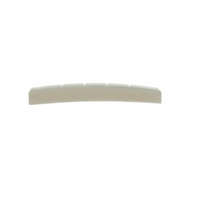 Image of Dopro 42x3.2mm Curved Bottom Pure Cattle Bone Electric Guitar Nut for Strat Tele Guitars