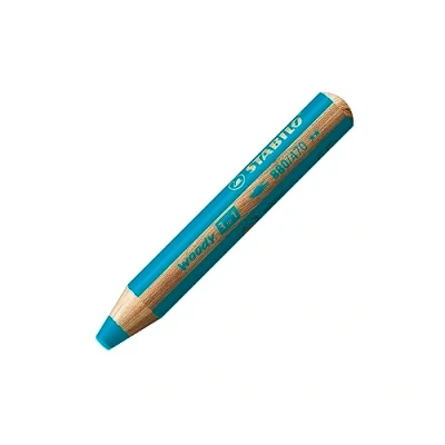 Image of Multi Talented Pencil STABILO woody 3 in 1 Pack of 5 Turquoise