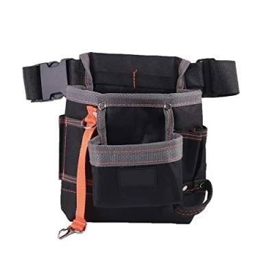 Image of Tool Belt Pouch, Waist Bag Oxford Cloth W/Adjustable for DIY Electricians Carpenters Technician
