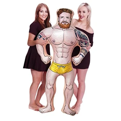 Image of Alandra Party Night Eddy The Hunk 5ft Inflatable Doll. Ultimate Hen Accessories, One Colour