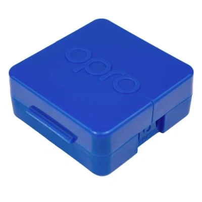 Image of OPRO Mouth Guard Anti Microbial Gum Shield Case for Rugby, Boxing, Lacrosse, UFC, MMA, Hockey (Blue)