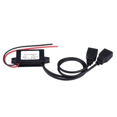 Image of DC 12V to 5V Converter Module, USB Charger Adapter Module for Car Motorcycle Phone Charge Automotive Electronics