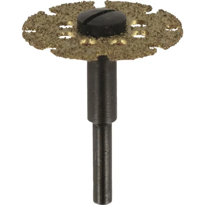 Image of Dremel 542 Cutting Wheel with Carbide Coating, Rotary Tool Disc for and Shaping Wood Laminate, Working Diameter 25.4 mm, Maximum Depth 9.0 mm