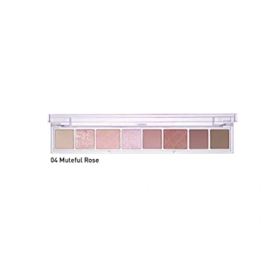 Image of Peripera All Take Mood Palette Makeup 8 Shades Eyeshadow Matte Glitter Shimmer Muteful Rose (Muted Pinks) 6.8g, One Size