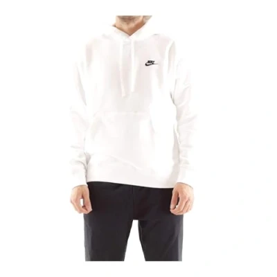 Image of Nike Sportswear CLUB Hoodie Hoodie, Men&#039;s, Size: XS, White/black