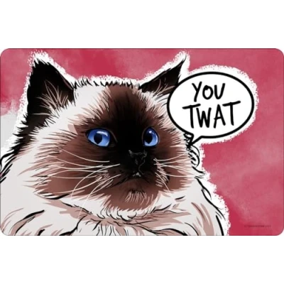 Image of Cute But Abusive You Tw*t Greet Tin Card