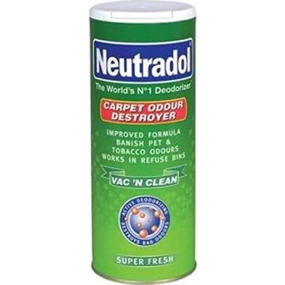 Image of THREE PACKS of Neutradol Carpet Deodoriser Super Fresh 350g