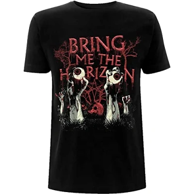 Image of Bring Me The Horizon Graveyard Eyes Official Tee T Shirt Mens Unisex (Large) Black