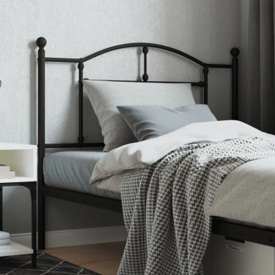 Image of Metal Headboard Black 107 cm Vidaxl