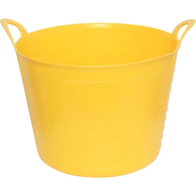 Image of Sitesafe Flexi Tub 42L Builders Bucket Yellow