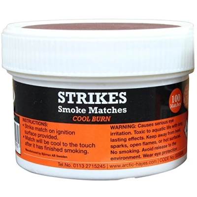 Image of Strikes Smoke Matches TUB 100 Accessories, X Qty 33300B