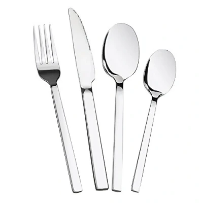 Image of Cadineer 32 Piece Stainless Steel Cutlery Set for 8 Persons