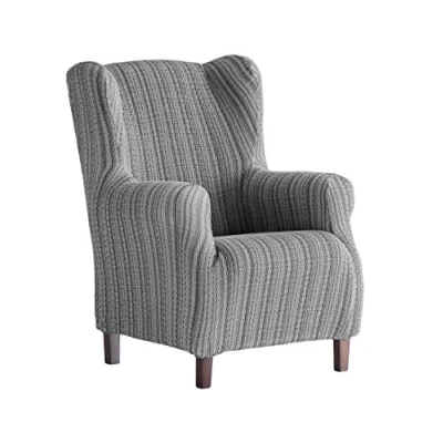 Image of Martina Home Mejico Stretch Chair Cover Wing Chair, grey