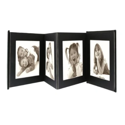 Image of Deknudt Photo Album Box, Leather or Faux Leather, Black, 10 x 15 cm