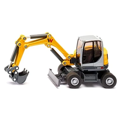 Image of SIKU 3560 Super Other License Wacker Neuson EW65 Mobile excavator, yellow