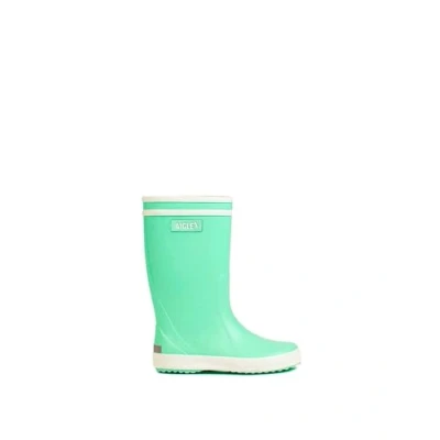 Image of Aigle Boy&#039;s Unisex Kids Lolly Pop 2 Rain Boot, Lagoon Green, 13 UK Child