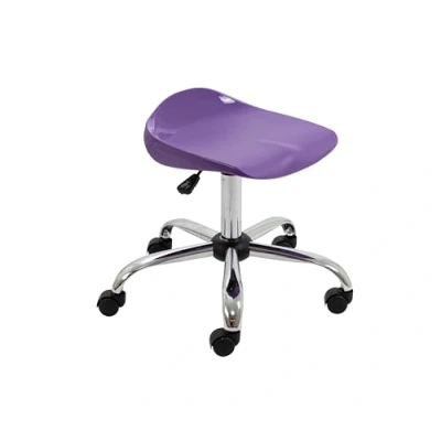 Image of Titan Swivel Senior Stool 465 555mm Seat Height Purple T33 P