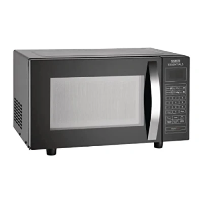 Image of Nisbets Essentials Commercial Microwave in Black Powerful, Heavy Duty, Easy to Clean Home Kitchen Catering 21 L 750W