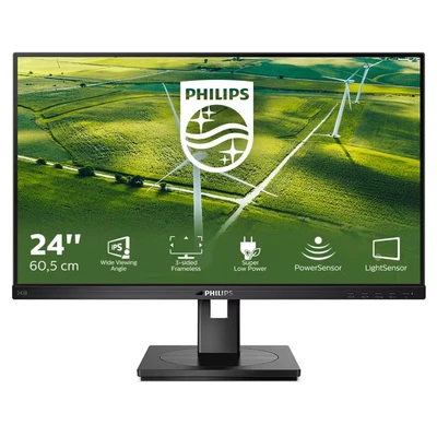 Image of Philips 242B1G/00 LED display 60.5 cm (23.8&quot;) 1920 x 1080 pixels Full HD Black