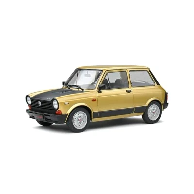 Image of Solido S1803804 1:18 1980 Autobianchi A112 MK5 Abarth Bronze Metallic Collectible Miniature car, Multicolored, 1/18