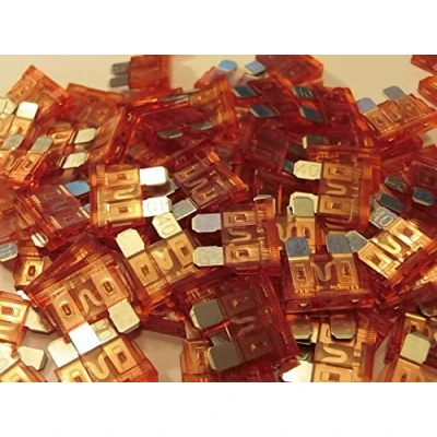 Image of 40A LED STANDARD BLADE FUSES 40AMP GLOW WHEN THEY BLOW (PACK OF 5 FUSES)