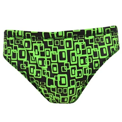 Image of Maru Groove Pacer Mens Black/Green Brief Multicolour Size 32 (Waist)