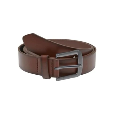 Image of Urban Classics EASY Belt, Men&#039;s, Size: S/M, Brown silver