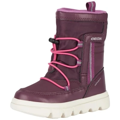 Image of Geox J Willaboom Girl B A Ankle boot, Prune Fuchsia, 8.5 UK Child