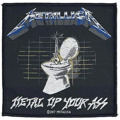 Image of Metallica Metal Up Your Ass Unisex Patch multicolour, 100% polyester,