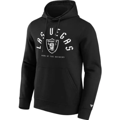 Image of Las Vegas Raiders NFL Hoodie Sweatshirt Kapuzenpullover ** College Stamp schwarz (as3, Alpha, m, Regular, Regular)