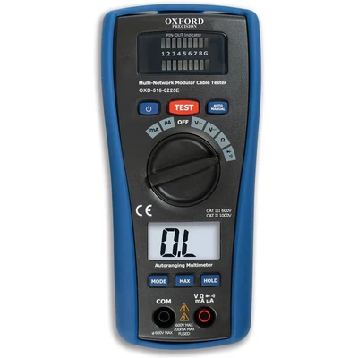 Image of Oxford 2 in 1 Multimeter &amp; Network Maintenance Tester