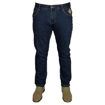 Image of KAM Mens New Skinny FIT Jeans Stretchable K104 in Black Blue Used Colours (32S, Used)