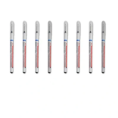 Image of Permanent Marker for 0.7 1 mm Extra Long Tip Pen Black (8PCS)