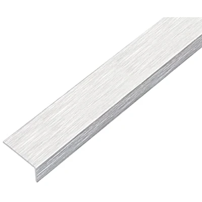 Image of GAH Alberts self Adhesive, Aluminium Angle Profile, Chrome Design, 1000 mm x 10 mm, 488505, Silver, 489106