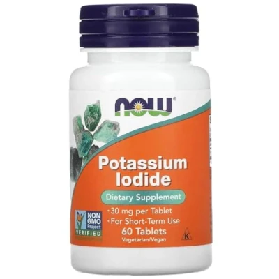 Image of Now Foods Potassium Iodide 30mg Thyroid Health Support 60 Tablets