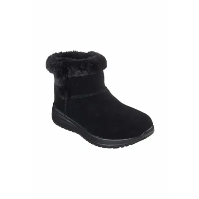 Image of Skechers Women&#039;s ON The GO Stellar Cozy Step Ankle Boot, Black, 8 UK