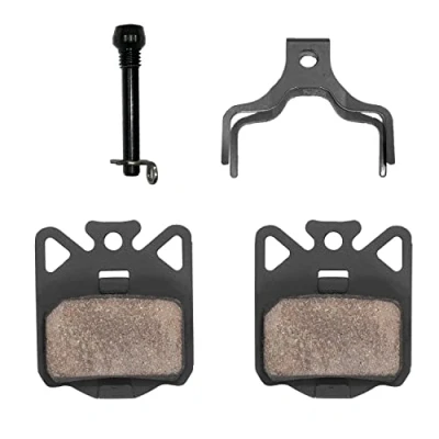 Image of Campagnolo Disc Brake Pads and Pin Set with Spring, Black, One Size