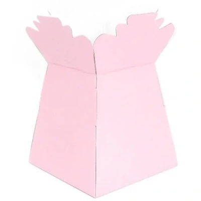 Image of APAC Pink Living Vase Flower Box Bouquet Transporter, Sweet Tree