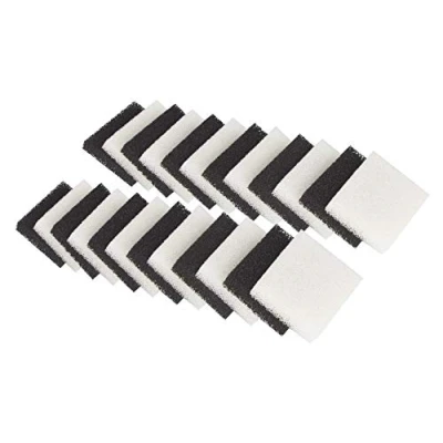 Image of LTWHOME Compatible Foam Filters and Carbon Set Suitable for Interpet PF2 Internal Filter(Pack of 24)