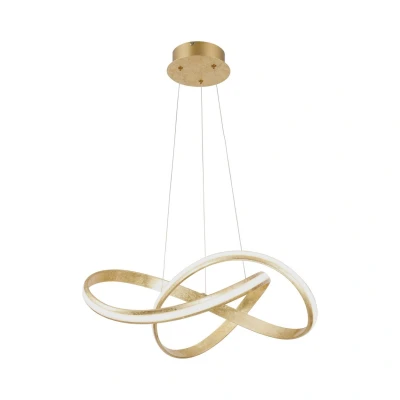 Image of Melinda Pendant Ceiling Light Gold 1x 3W LED 3000K Dimmable