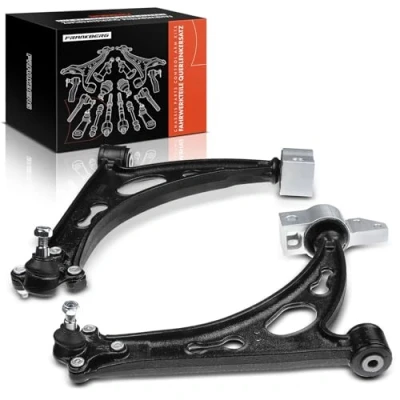 Image of Frankberg 2x Wishbone Arm + Support joint Front Compatible with A3 8P1 Alle Engines 2003 2012 Golf Plus 521 5M1 2004 2013 Superb II 3T4 2008 2015 Replace# 1K0407152AA