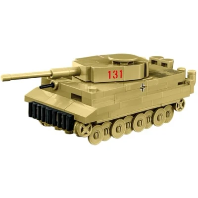 Image of COBI 3095 Tiger I 131&quot; HC WWII Tank 1:72 Brick Model 141pcs