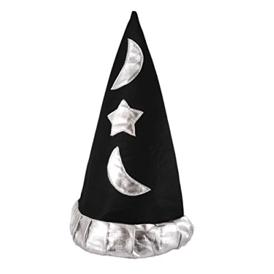 Image of WIZARD HAT FANCY DRESS KIDS CHILDREN PARTY MAGIC MERLIN STYLE ACCESSORY