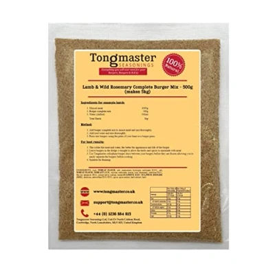 Image of Lamb &amp; Wild Rosemary Complete Burger Mix 500g (makes 5kg)