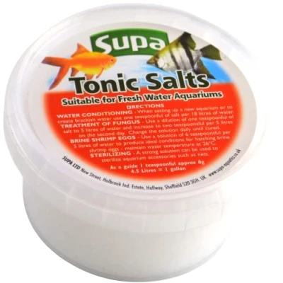 Image of Supa Tonic Salt 225ml, Mild Conditioner And Antiseptic For Use In Fresh Water Aquariums.